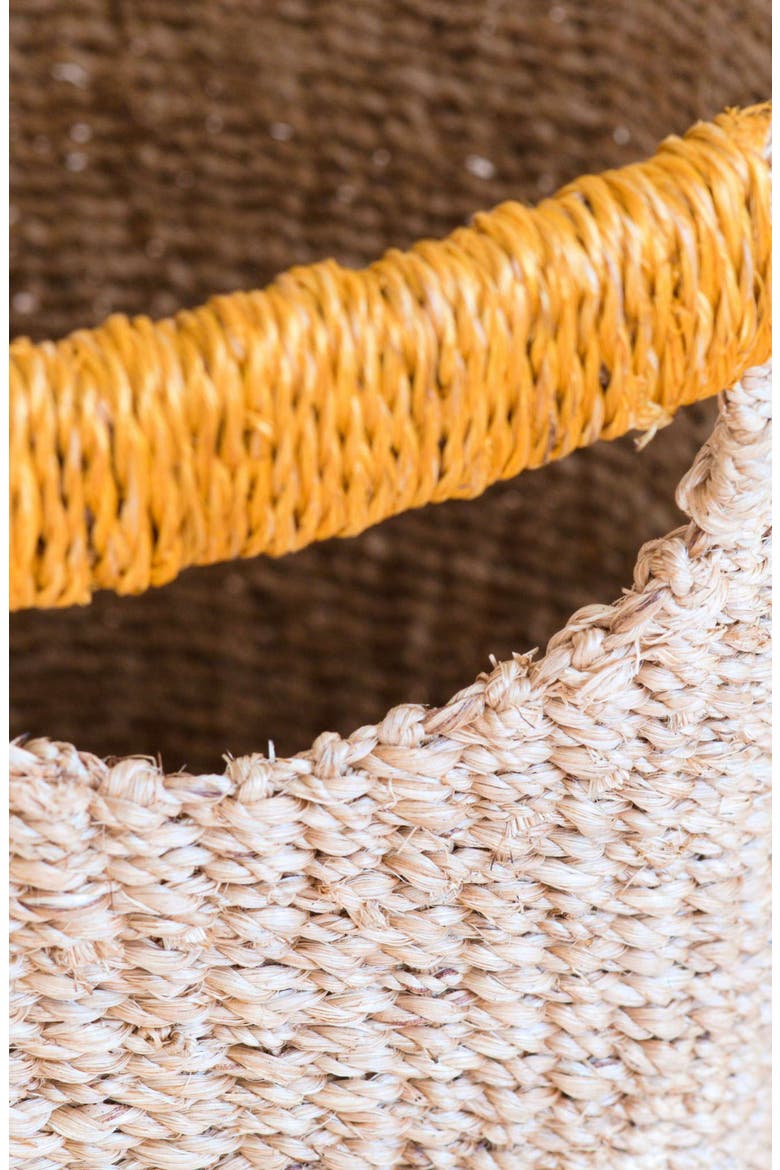 Octagon Basket, Alternate, color, Mustard Yellow