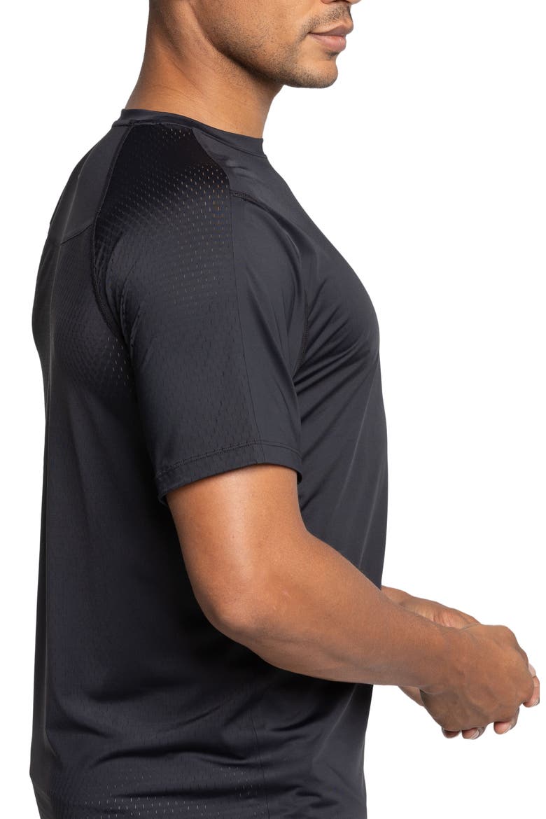 Performance Pickleball Short Sleeve, Alternate, color, Black Beauty