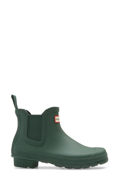 Hunter Original Waterproof Chelsea Rain Boot In Green