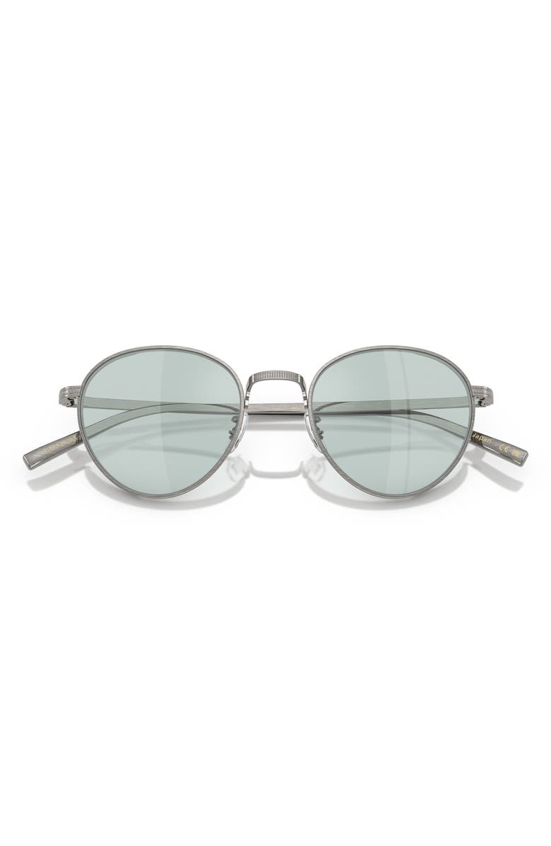 Oliver Peoples 49mm Phantos Sunglasses, Alternate, color, Pewter