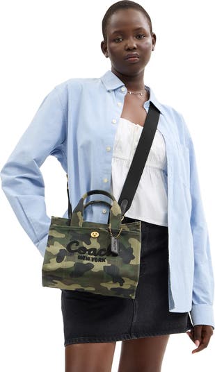 即発 COACH Camo Print Canvas Cargo Tote 26/CY843 COACH Camo Print Canvas Cargo Tote | Nordstrom