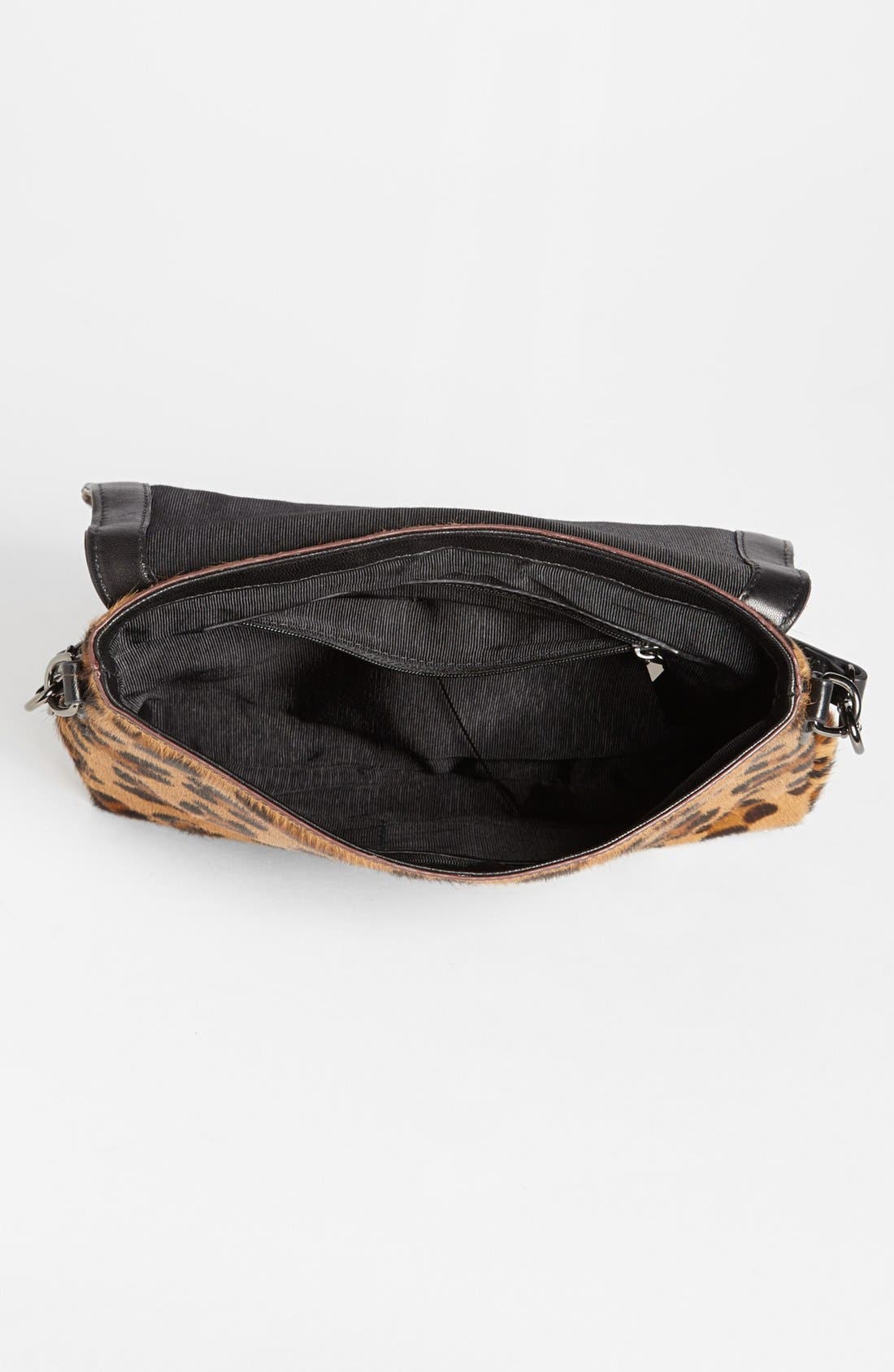 'Mini' Leopard Print Calf Hair Crossbody Bag, Alternate, color, LEOPARD