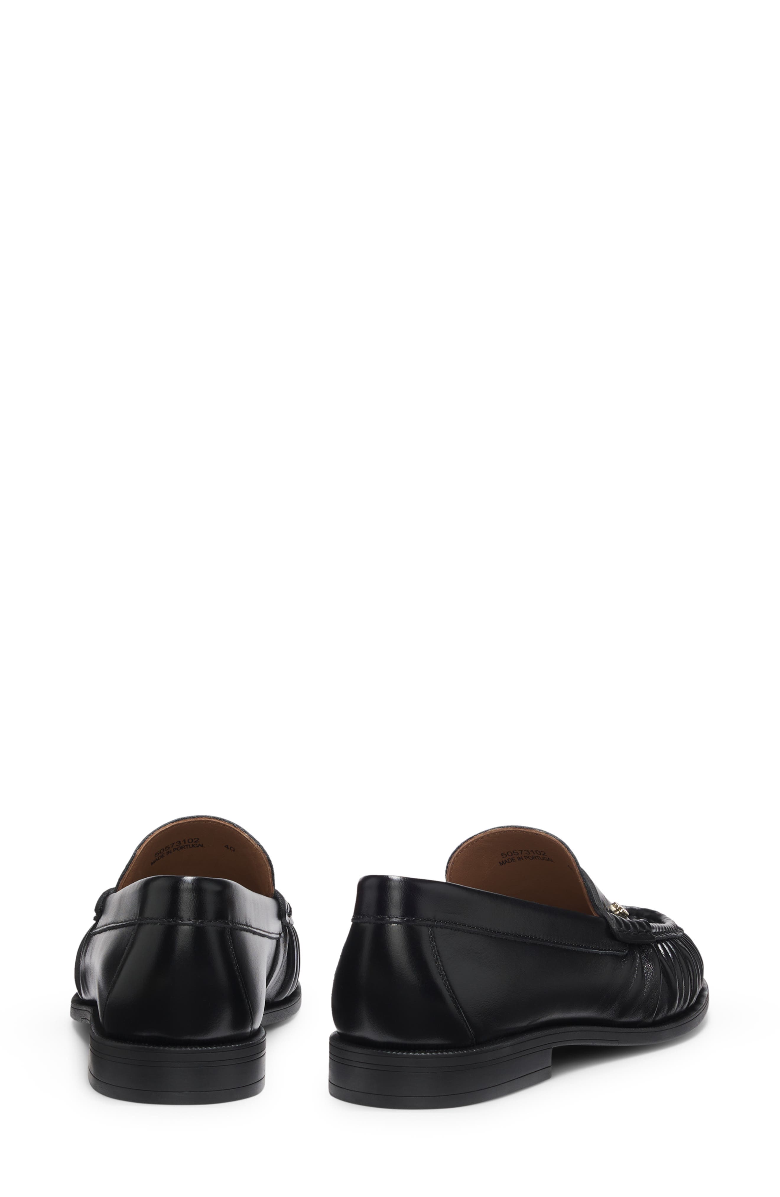 Lycia Penny Loafer, Alternate, color, BLACK