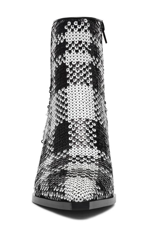 Betsey Johnson Louisa Pointed Toe Bootie In Multi