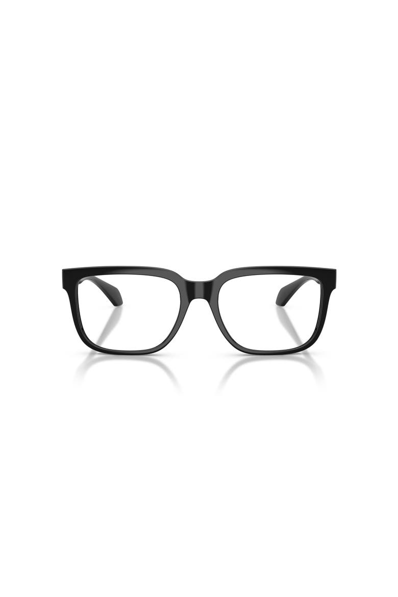 55mm Square optical glasses, Alternate, color, Black