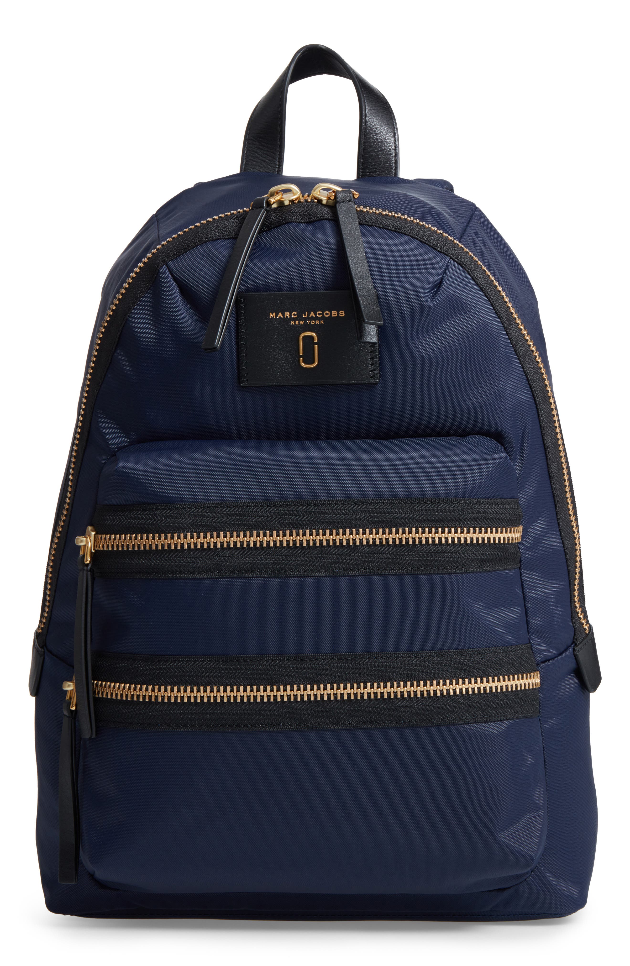 MARC JACOBS Biker Nylon Backpack, Main, color, MIDNIGHT