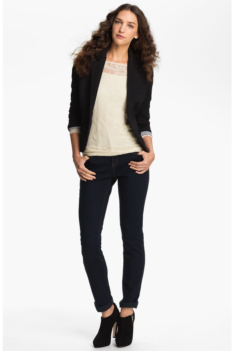 Gibson Knit Blazer, Alternate, color, BLACK