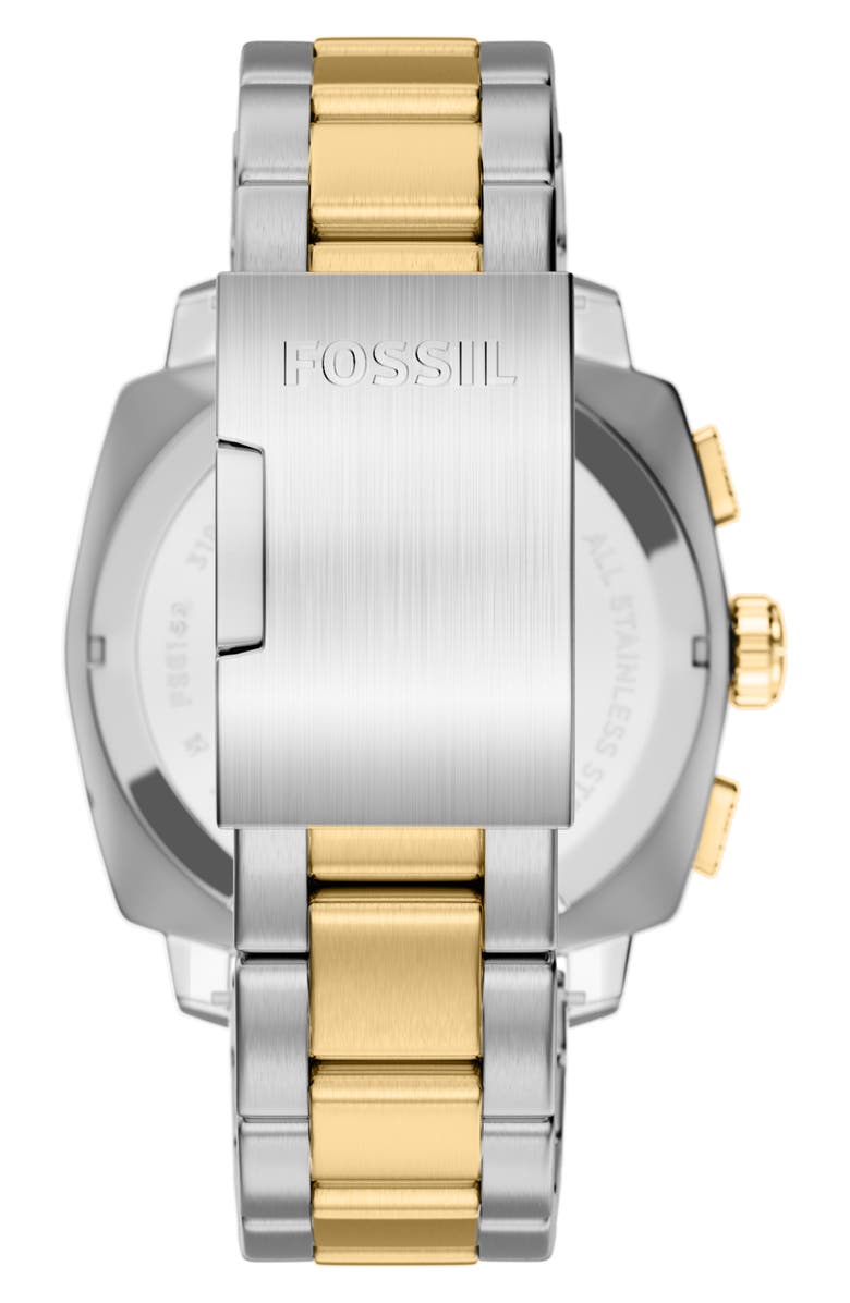 Fossil Machine Chronograph Two-Tone Bracelet Watch, 44mm, Alternate, color, 