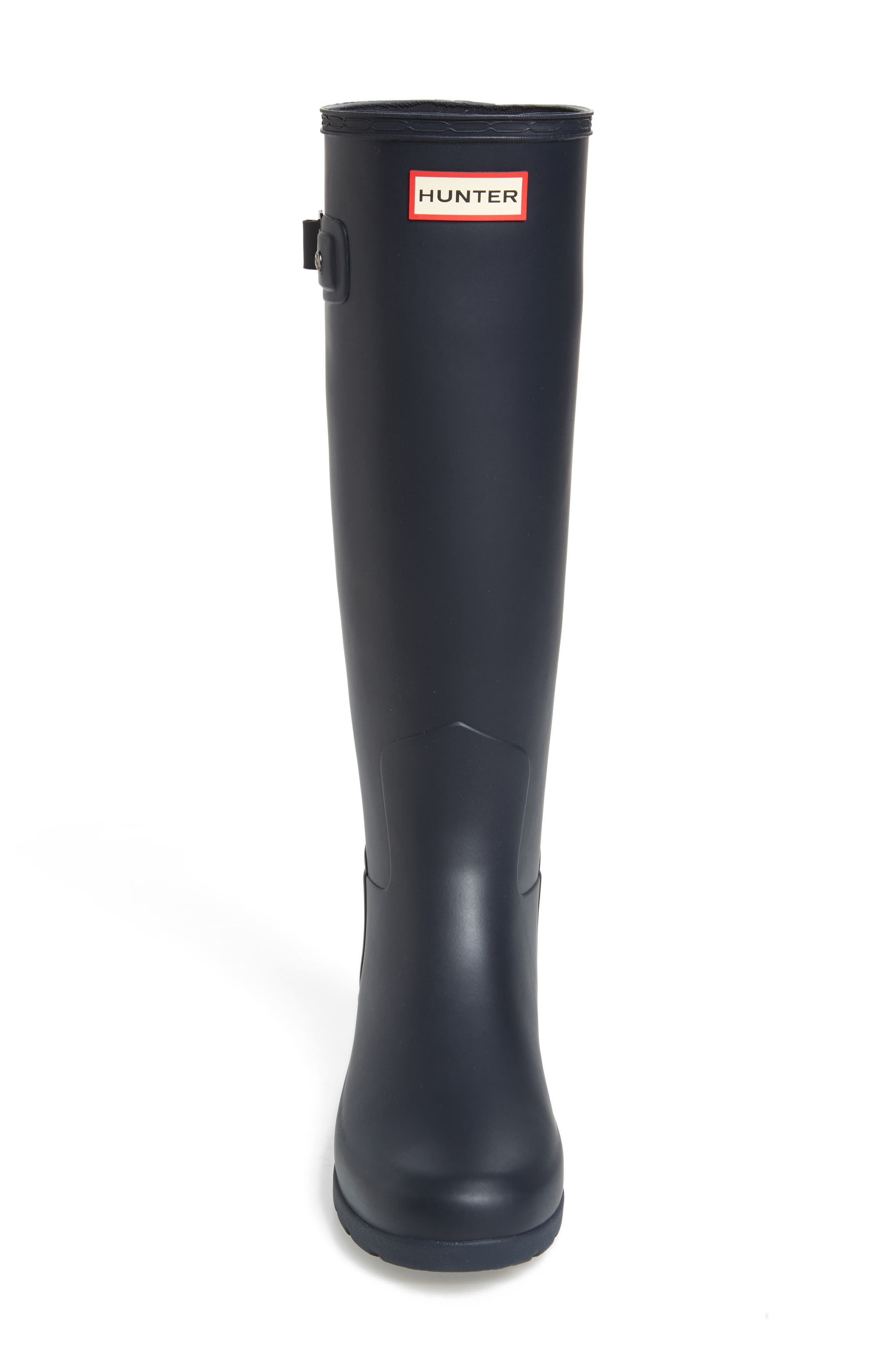Hunter Original Refined Rain Boot, Alternate, color, Navy