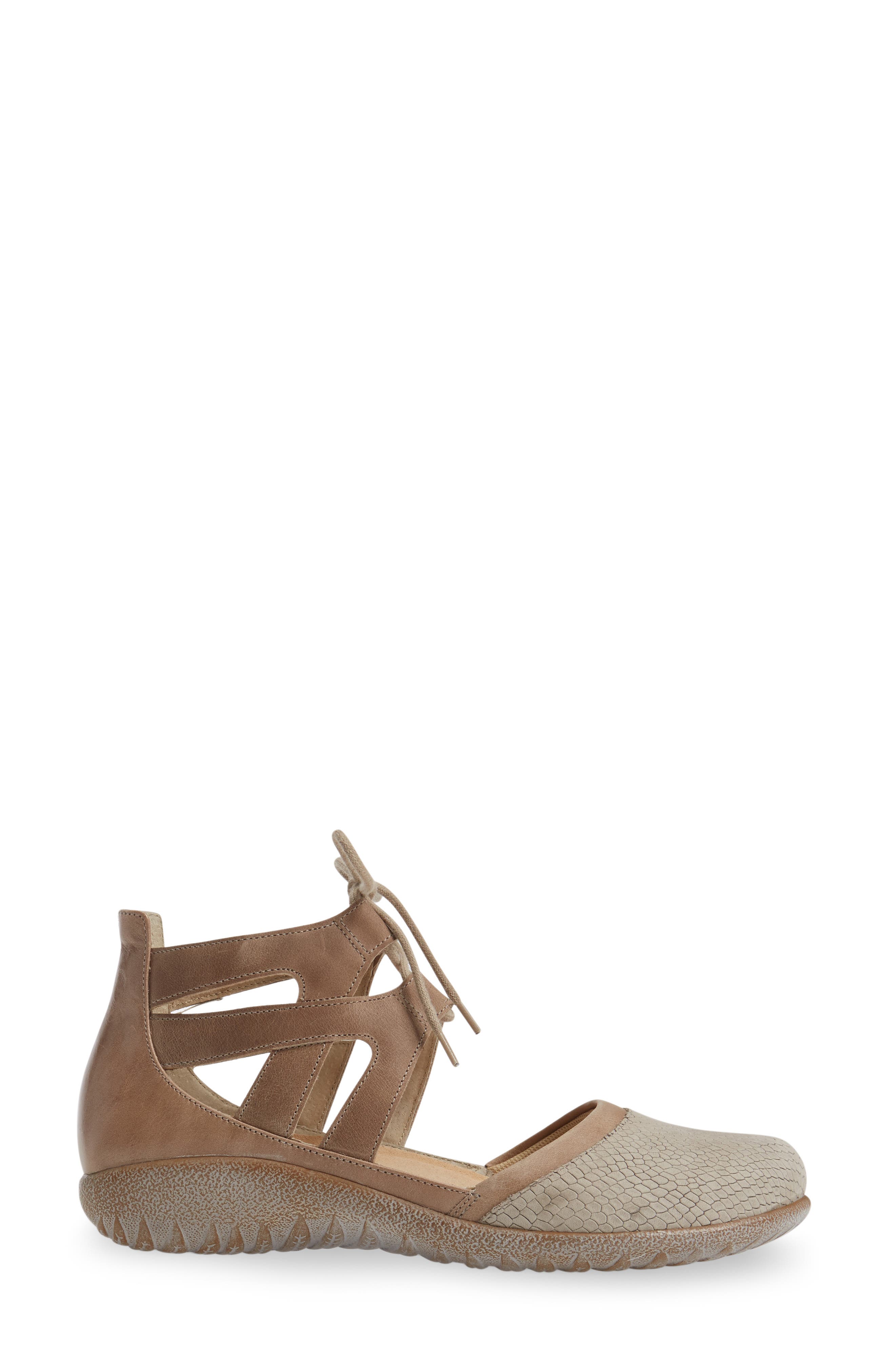 Kata Lace-Up Sandal, Alternate, color, BEIGE LEATHER