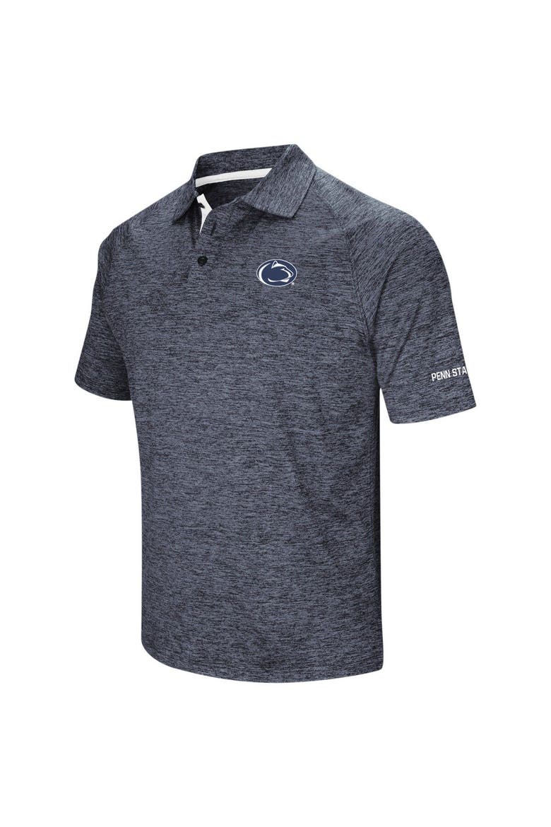 Men's Colosseum Navy Penn State Nittany Lions Big & Tall Down Swing Polo, Alternate, color, Navy