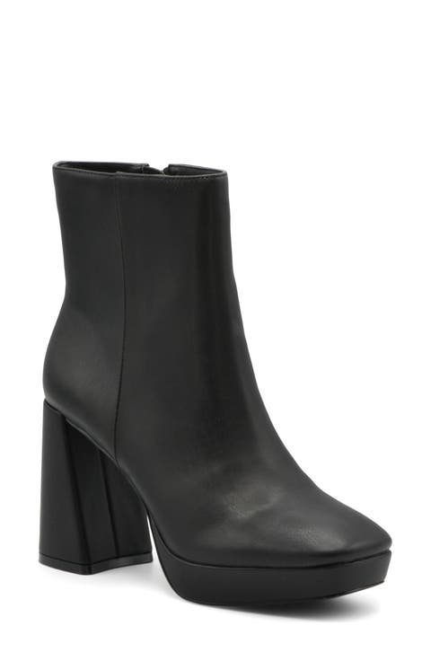 Narah Block Heel Platform Bootie