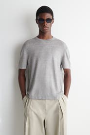 COS Knitted Linen T-shirt
