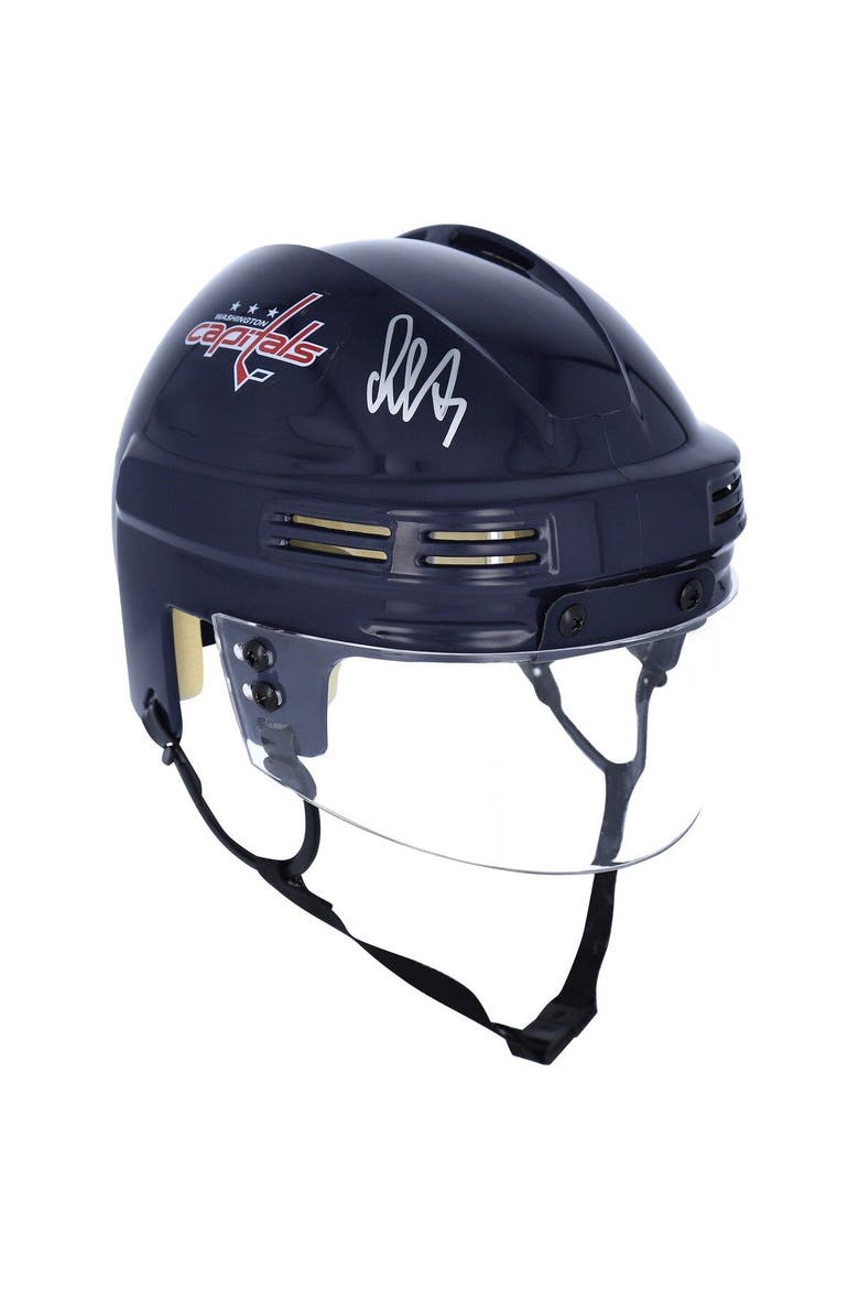 Alex Ovechkin Washington Capitals Autographed Navy Mini Helmet, Main, color, Navy