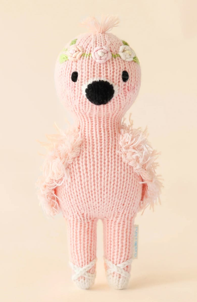 cuddle+kind Tiny Penelope the Flamingo Stuffed Animal, Alternate, color, Pink