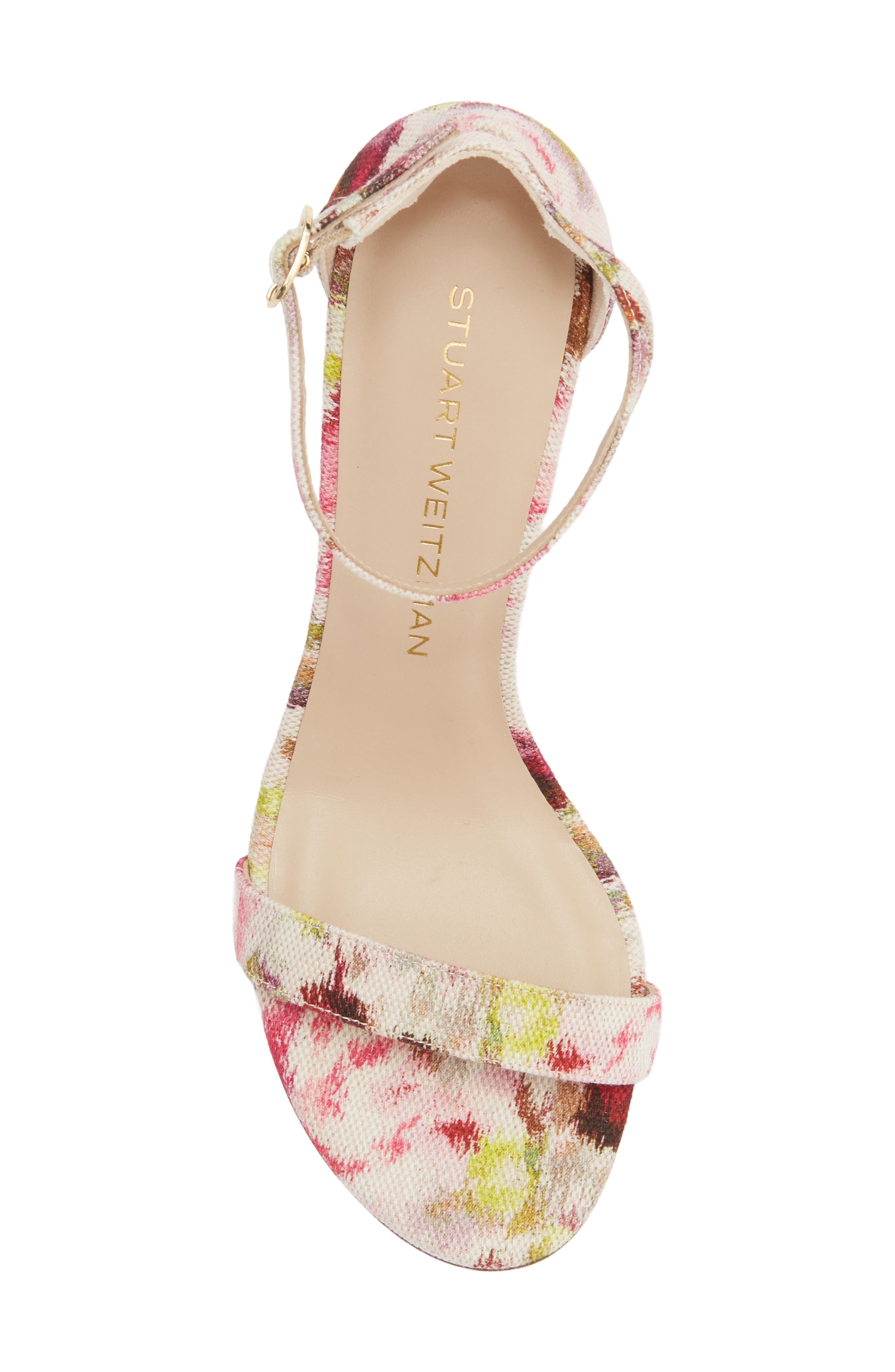 NearlyNude Ankle Strap Sandal, Alternate, color, PINK MULTI