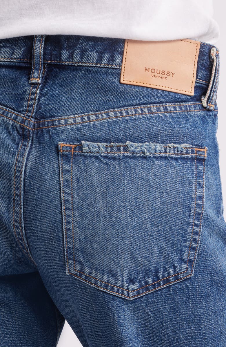 MOUSSY VINTAGE Pine High Waist Distressed Ankle Jeans, Alternate, color,