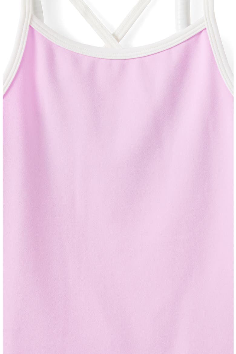 Kid's Soft Stretch Active Cross Back Tank, Alternate, color, Pale Violet