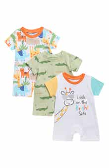 BABY STARTERS Bright Side 3-Pack Assorted Rompers
