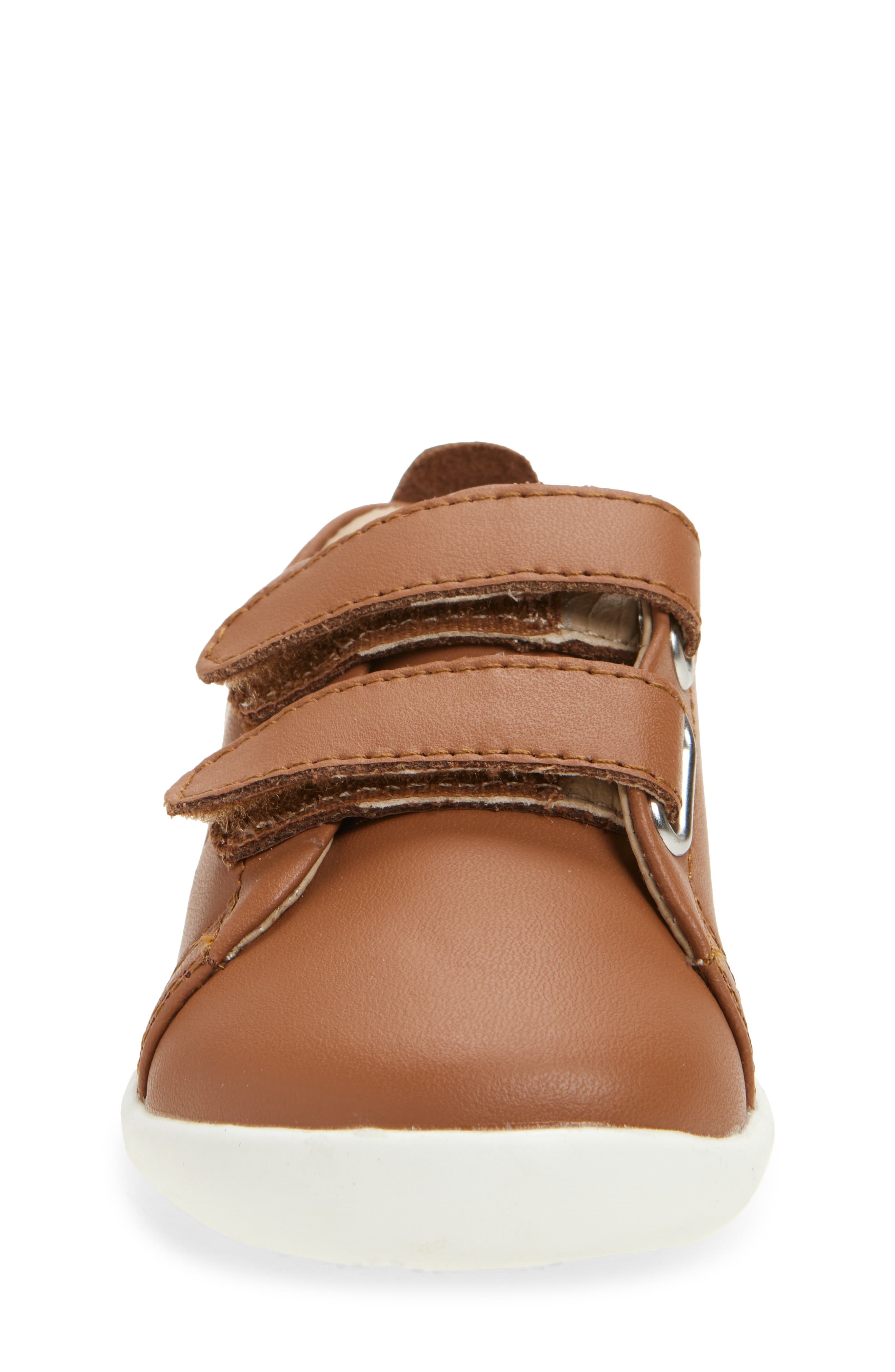 Kids' Metallic Leather Sneaker, Alternate, color, TAN