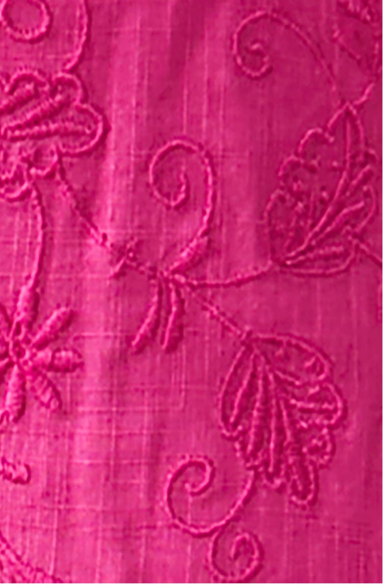 Free People Lisa Lace Trim Midi Dress, Alternate, color, 