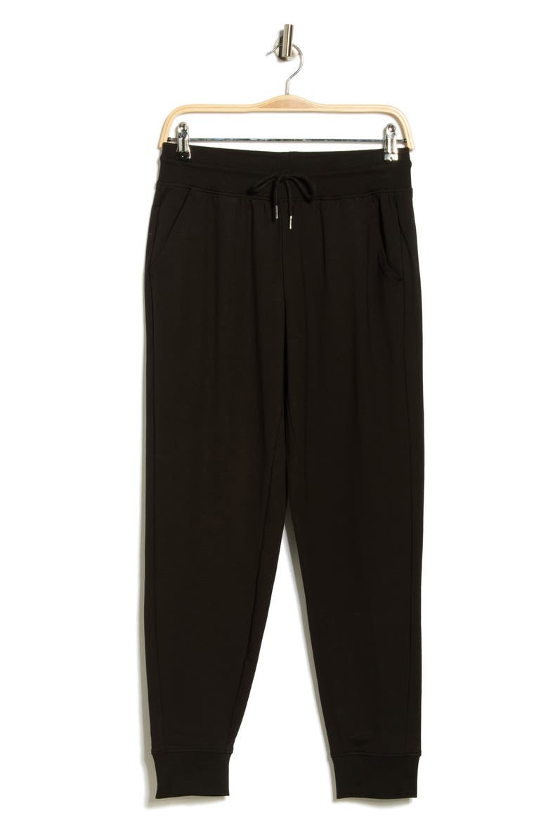 Everyday French Terry Joggers, Alternate, color, BLACK