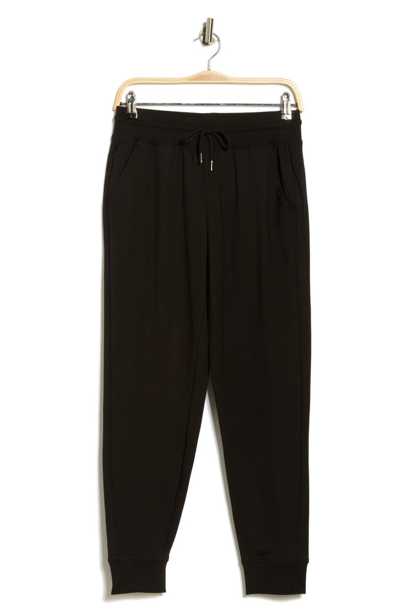 90 DEGREE BY REFLEX Everyday French Terry Joggers, Alternate, color, Black