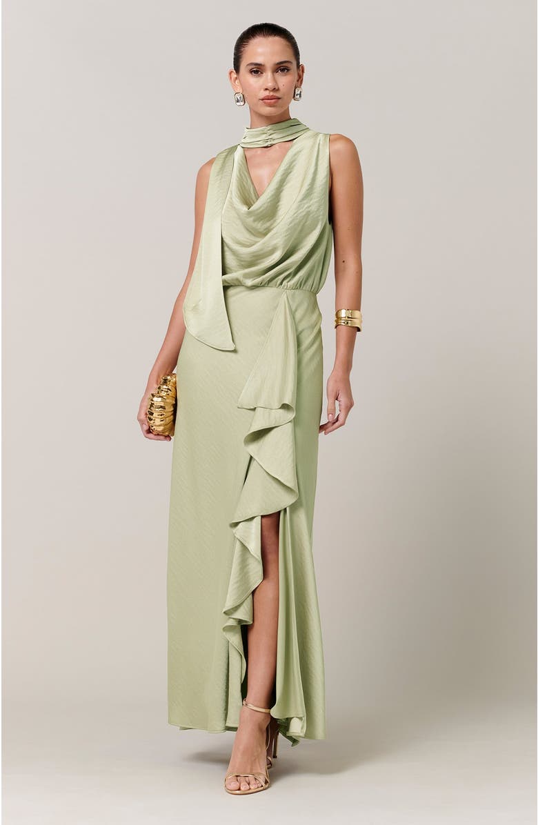 SAVEL Kendall Midi Dress, Main, color, Light Sage