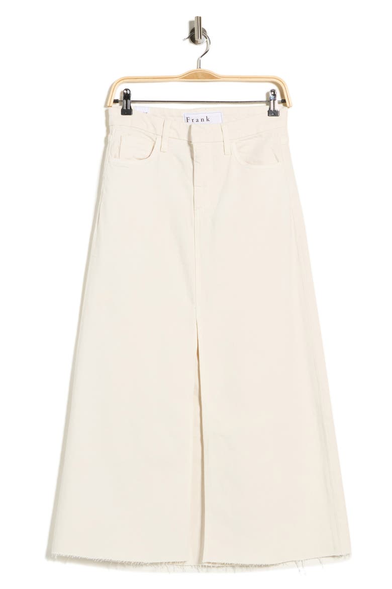 Denim Maxi Skirt, Alternate, color, NATURAL