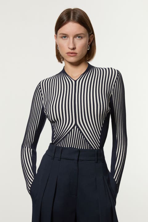 Petite Sculpted Knitted Top
