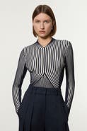 Karen Millen Petite Sculpted Knitted Top