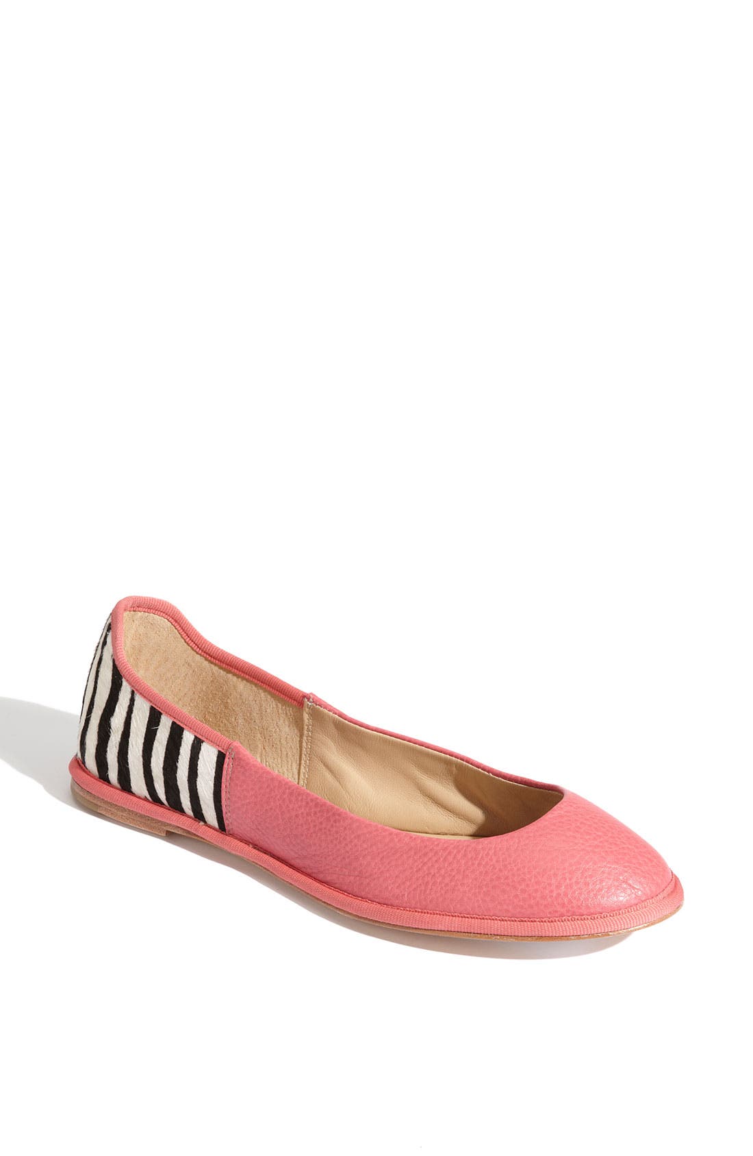 'Botswana' Animal Print Flat, Main, color, FUCHSIA/ TIGER