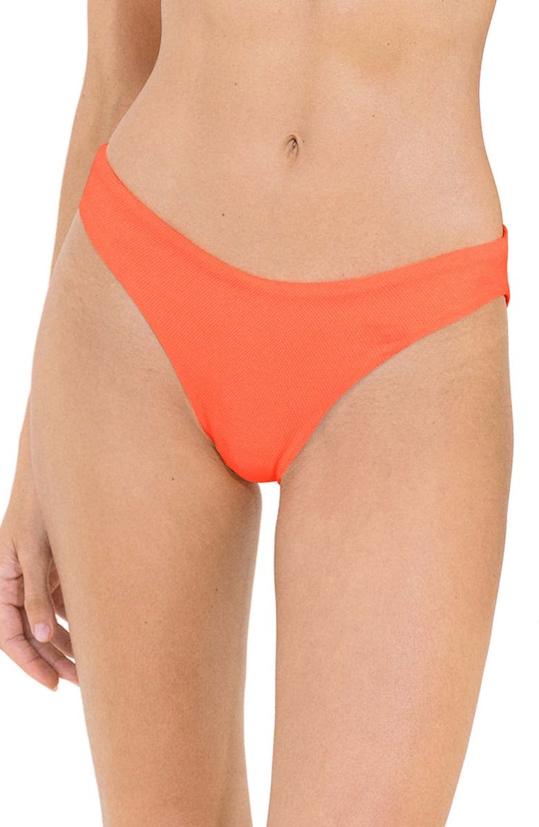 Maaji Orange Sublimity Reversible Bikini Bottoms, Main, color,