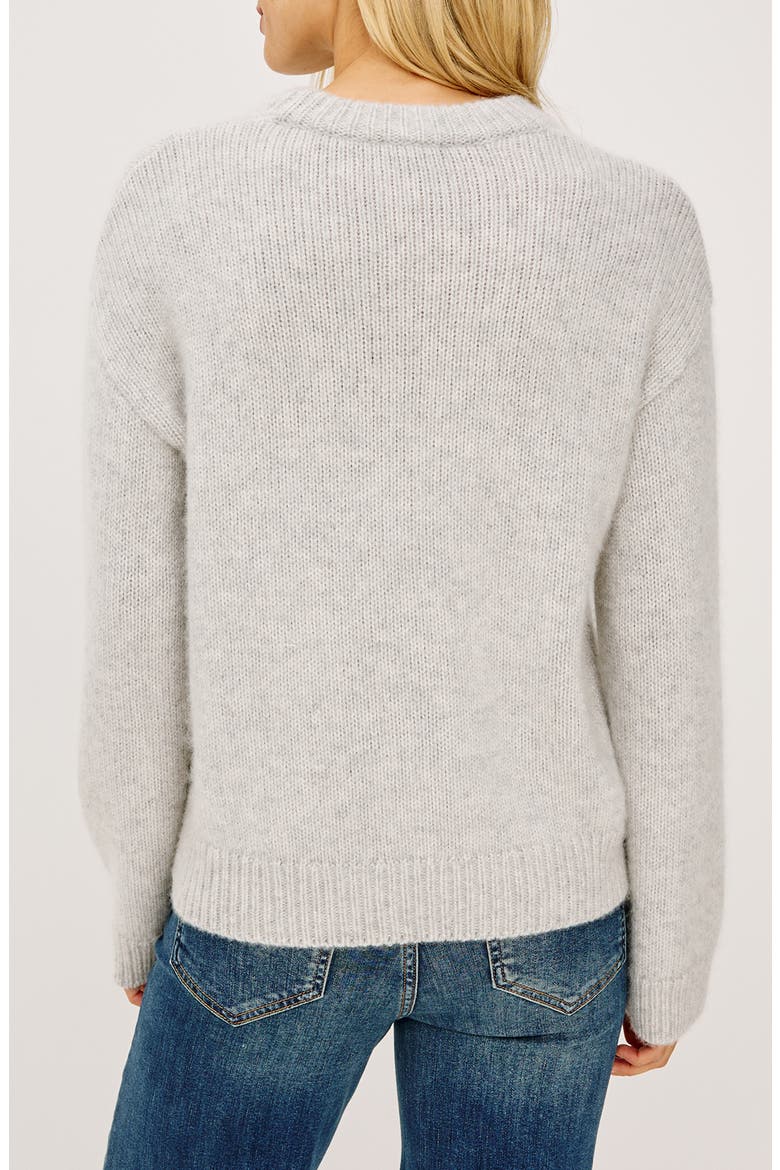 Helly Crewneck Sweater, Alternate, color, HEATHER GREY