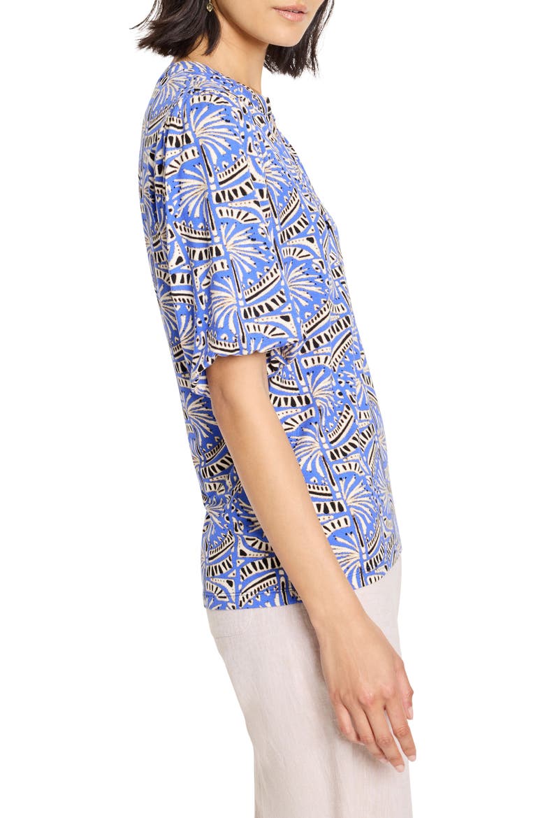 Ocean Jewel Jersey Top, Alternate, color, BLUE MULTI