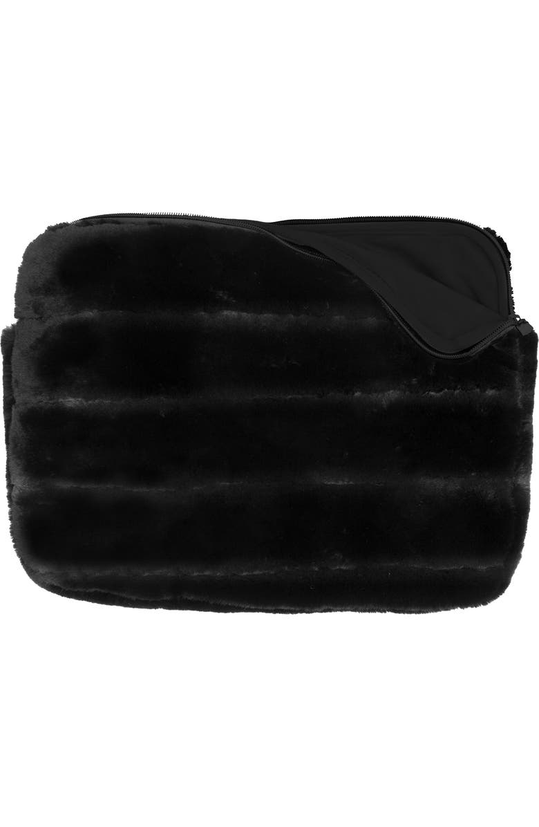 MYTAGALONGS Faux Fur 15-Inch Laptop Sleeve, Alternate, color,