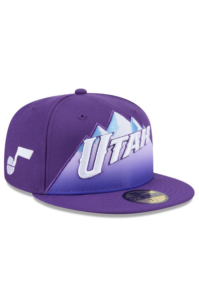New Era Men's New Era  Purple Utah Jazz 2024/25 City Edition 59FIFTY Fitted Hat, Alternate, color, 