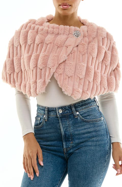 Faux Fur Capelet