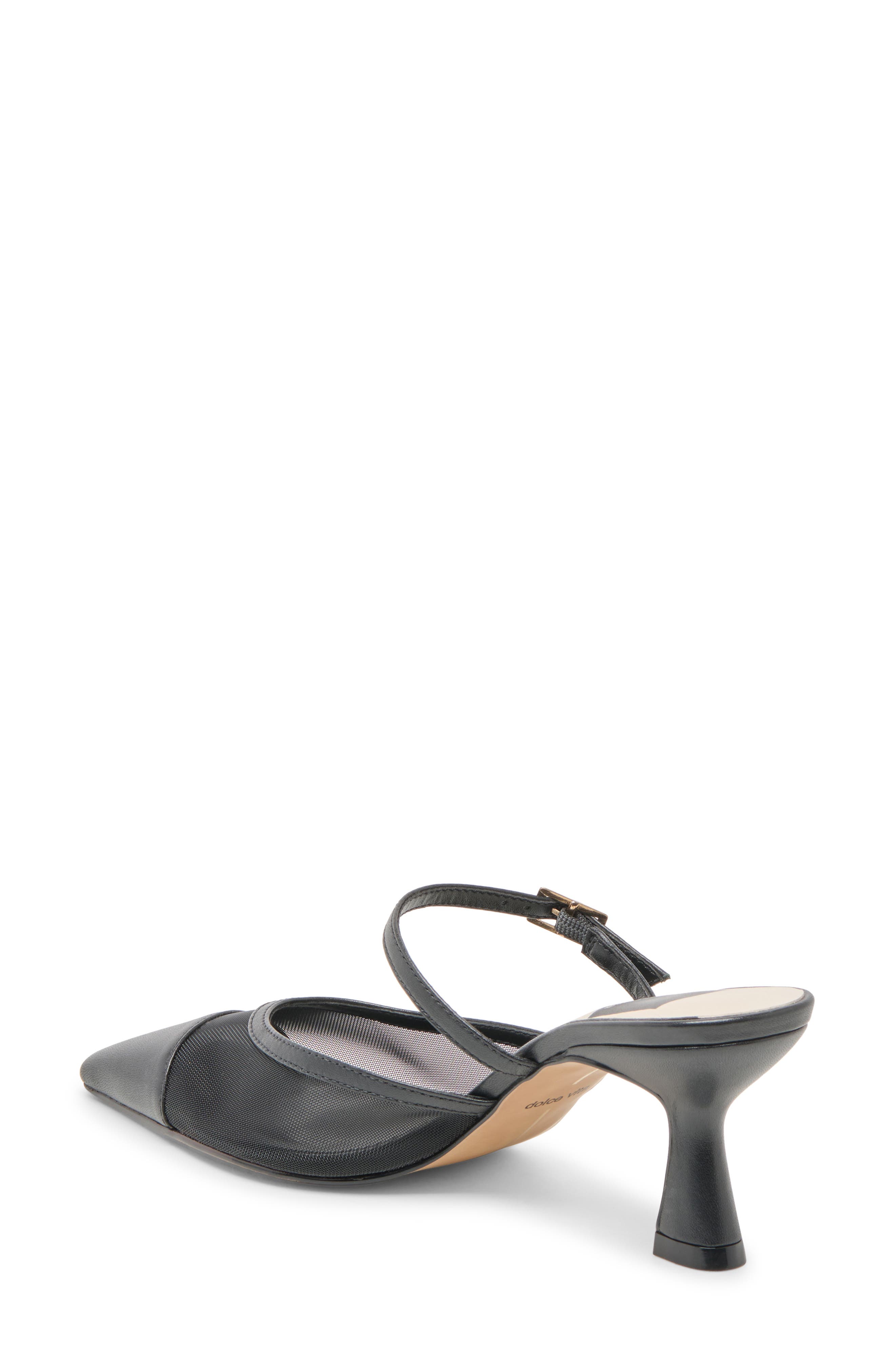 Dolce Vita Loyd Pointed Toe Pump, Alternate, color, Onyx Mesh