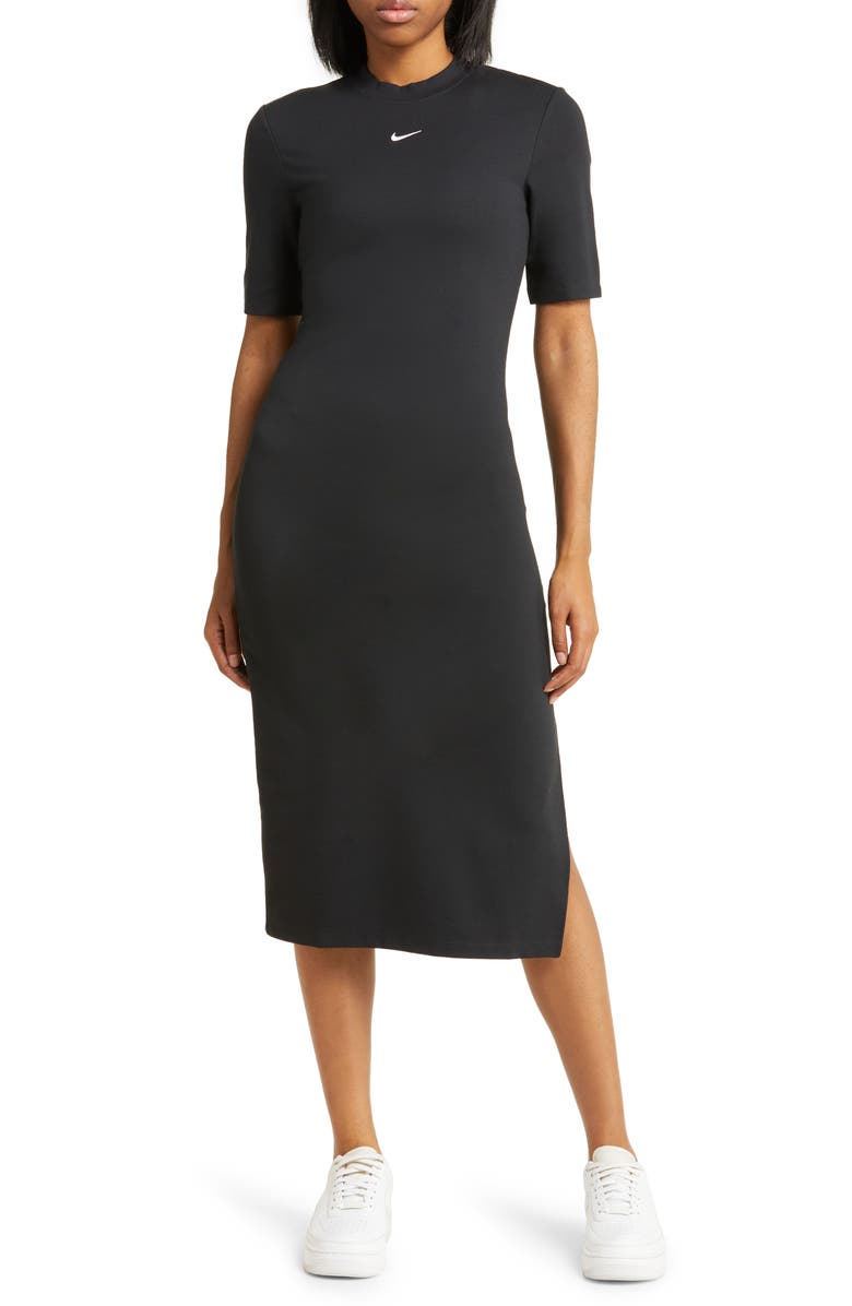 Nike Sportswear Essential Crewneck Midi Dress, Alternate, color,