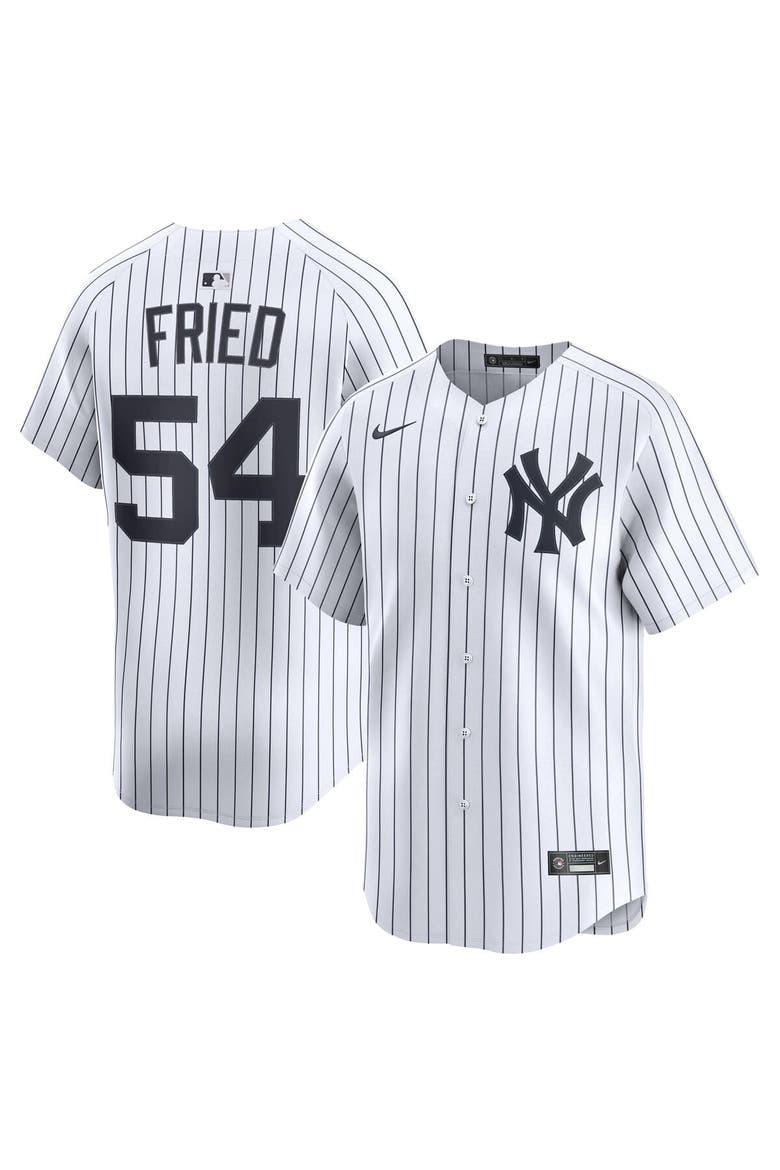 Men's Nike Max Fried White New York Yankees Home Limited Player Jersey, Main, color, White