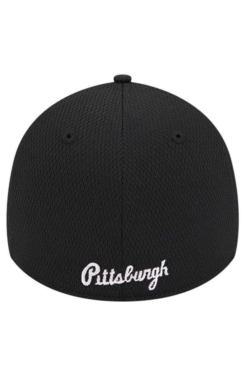 New Era Men's New Era Black Pittsburgh Pirates Active Dash Mark 39THIRTY Flex Hat, Alternate, color, Black