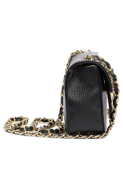 Valentino By Mario Valentino Poisson Preciosa Leather Crossbody Bag In Black