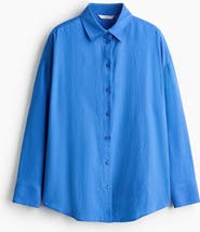 H&M Oversized Linen-blend Shirt