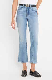 Good Legs Crop Mini Bootcut Jeans