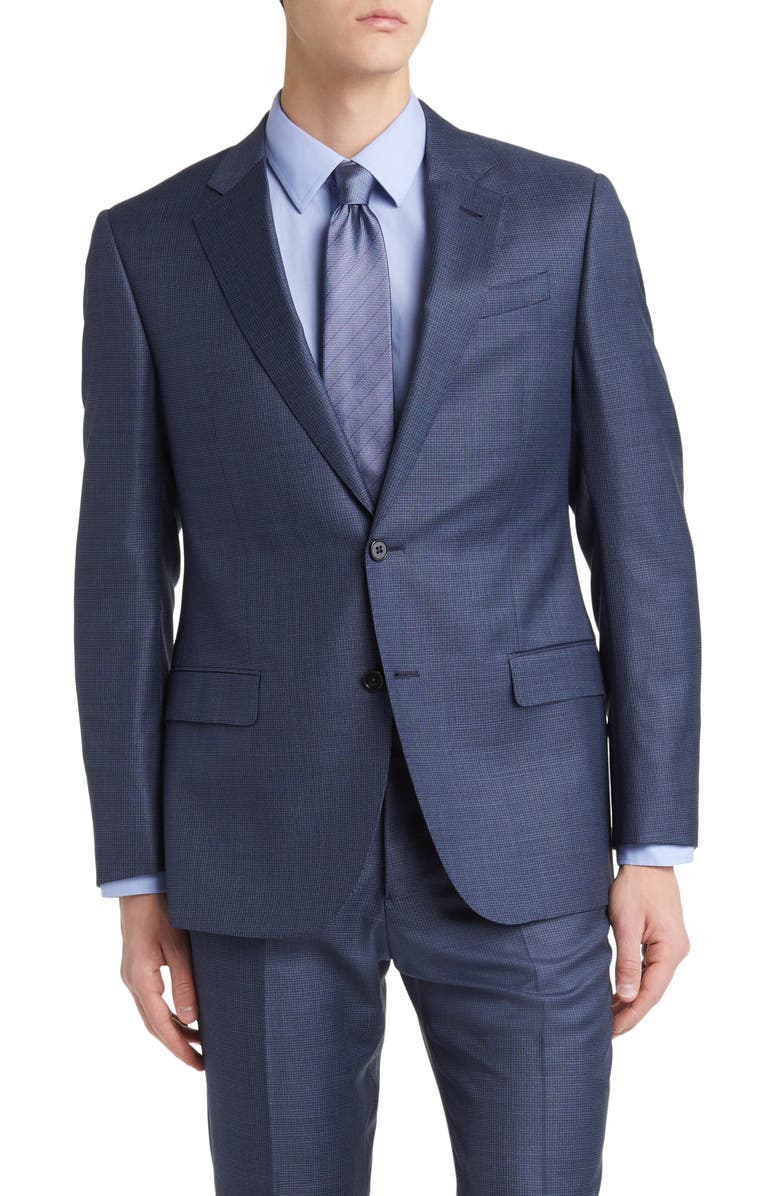 Emporio Armani G-Line Virgin Wool Suit, Alternate, color, 