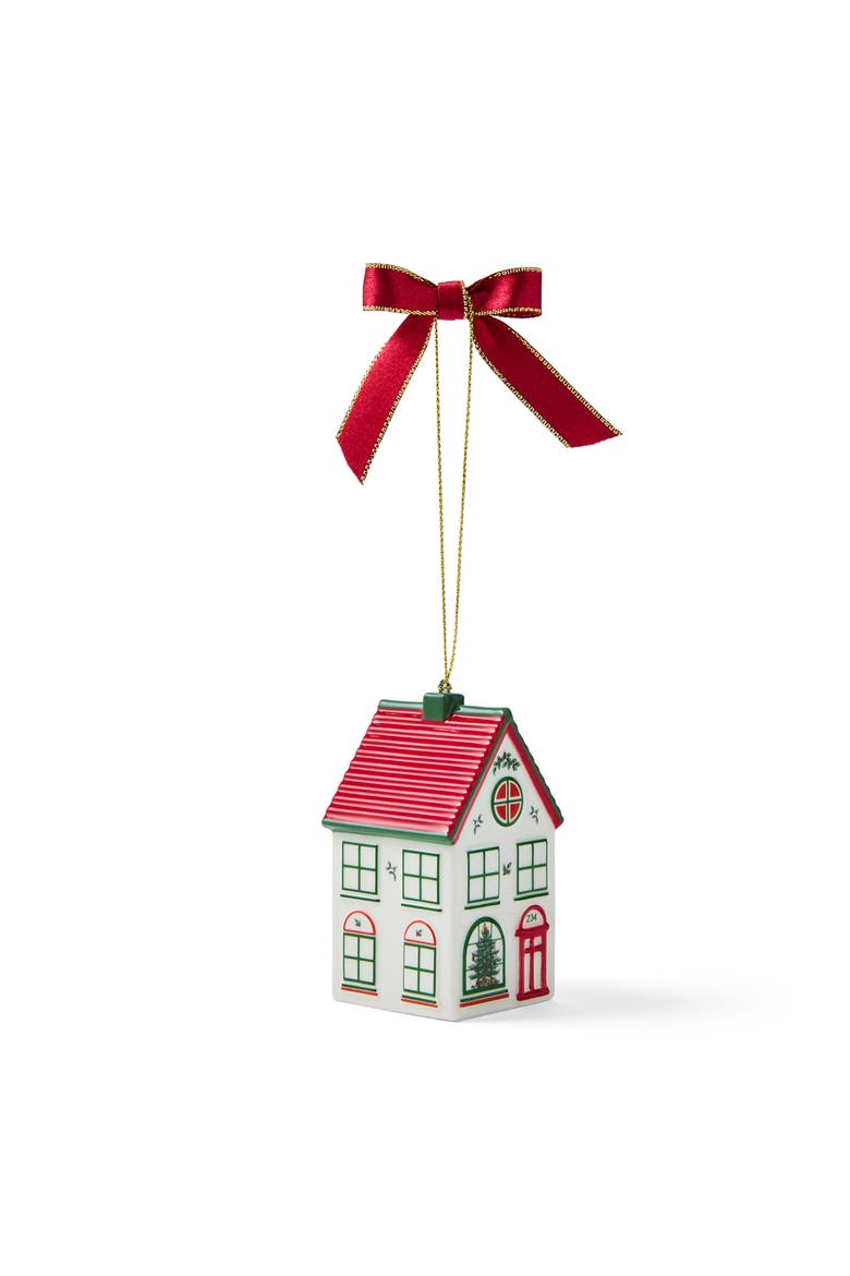 Christmas Tree Village Ornament, Main, color, Multi