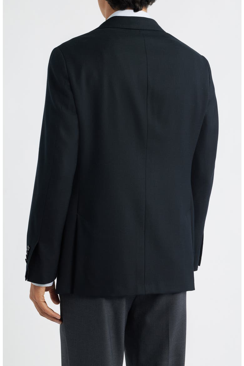 Luxury Performance Stretch Wool Suit Separate Jacket, Alternate, color, BLACK