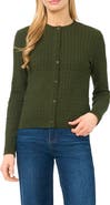 Halogen® Cable Stitch Cotton Cardigan