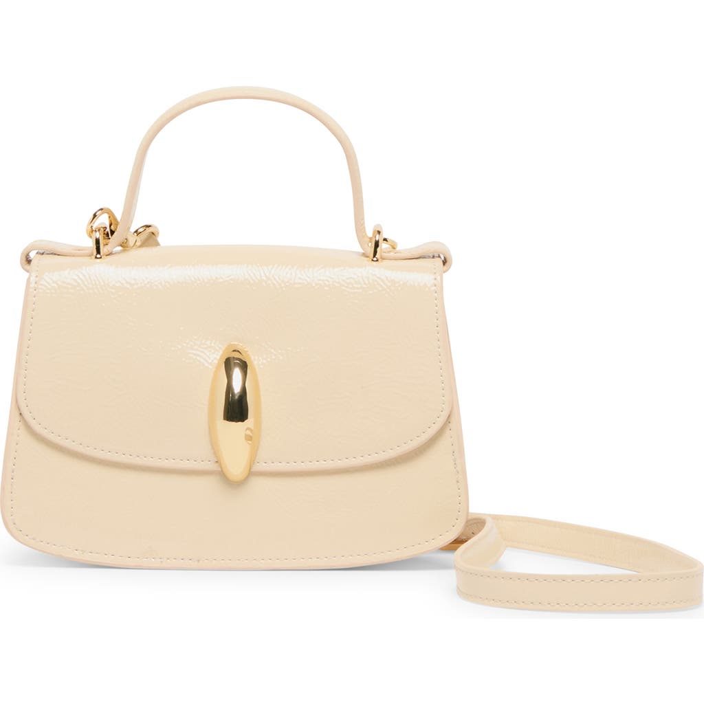 Dolce Vita Lucia Faux Leather Top Handle Bag In White